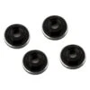 1UP Racing Lockdown UltraLite 4mm Serrated Wheel Nuts (Black) (4) #80501 -RC Model Shop 1up racing 1up racing lockdown ultralite 4mm serra