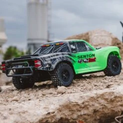 Arrma 1/10 Senton 4X2 Boost Mega 550 Brushed Short Course Truck RTR With Battery & Charger, Green #ARA4103SV4T1 -RC Model Shop arrma arrma 1 10 senton 4x2 boost mega 550 brushed 4