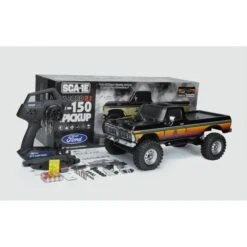 Carisma SCA-1E 1/10 Scale 70's Ford F-150 2.1 Spec 4WD RTR Scale Truck (Black) #86368 -RC Model Shop carisma carisma sca 1e 1 10 scale 70s ford f 150 2 3