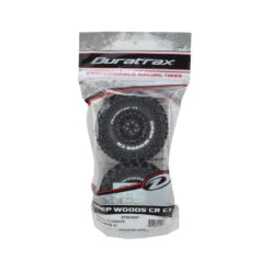 DuraTrax Deep Woods CR 1.9" Pre-Mounted Crawler Tires (2) (Black Chrome) (C3 - Super Soft) #DTXC4027 -RC Model Shop duratrax duratrax deep woods cr 19 pre mounted cra 2