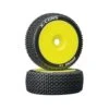 DuraTrax X-Cons Pre-Mounted 1/8 Buggy Tire (Yellow) (2) (C2 - Soft) #DTXC3612 -RC Model Shop duratrax duratrax x cons pre mounted 1 8 buggy tir
