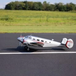 E-flite Beechcraft D18 1.5m Bind-N-Fly Basic Electric Airplane (1499mm) W/Smart ESC, AS3X & SAFE #EFL106250 -RC Model Shop e flite e flite beechcraft d18 15m bind n fly basi 11