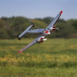 E-flite Beechcraft D18 1.5m Bind-N-Fly Basic Electric Airplane (1499mm) W/Smart ESC, AS3X & SAFE #EFL106250 -RC Model Shop e flite e flite beechcraft d18 15m bind n fly basi 8
