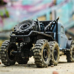 FMS 1/18 Atlas 6x6 RTR Crawler (Blue) #FMMROC002T2 -RC Model Shop fms fms 1 18 atlas 6x6 rtr crawler blue fmmroc002t 5