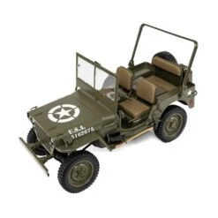 FMS 1/6 WWII Willys MB Scaler 4WD RTR Brushed Rock Crawler #FMMROC010RTR -RC Model Shop fms fms 1 6 wwii willys mb scaler 4wd rtr brushed 2