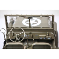 FMS 1/6 WWII Willys MB Scaler 4WD RTR Brushed Rock Crawler #FMMROC010RTR -RC Model Shop fms fms 1 6 wwii willys mb scaler 4wd rtr brushed 6