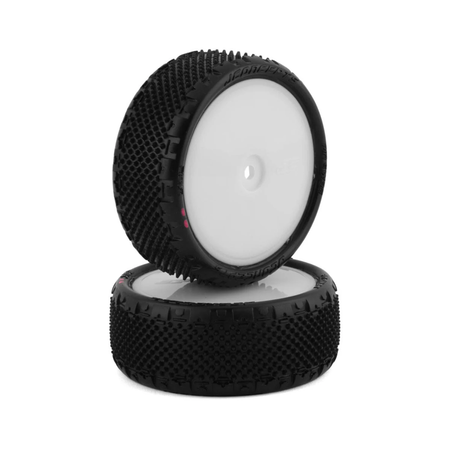 JConcepts Pin Swag 2.2" Pre-Mounted 4WD Front Buggy Tire (White) (2) (Pink) W/12mm Hex #3182-101011 3 JConcepts Pin Swag 2.2" Pre-Mounted 4WD Front Buggy Tire (White) (2) (Pink) W/12mm Hex #3182-101011