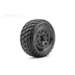 Jetko 1/10 SC Offset Rockform Tires Mounted On Black Claw Rims (Medium Soft) #JKO3103CBMSGNB2