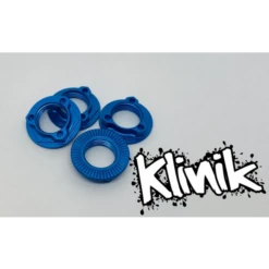 Klinik RC Lightweight Locking 1/8 Wheel Nuts (4) (Blue) #KRC-8NUTSB