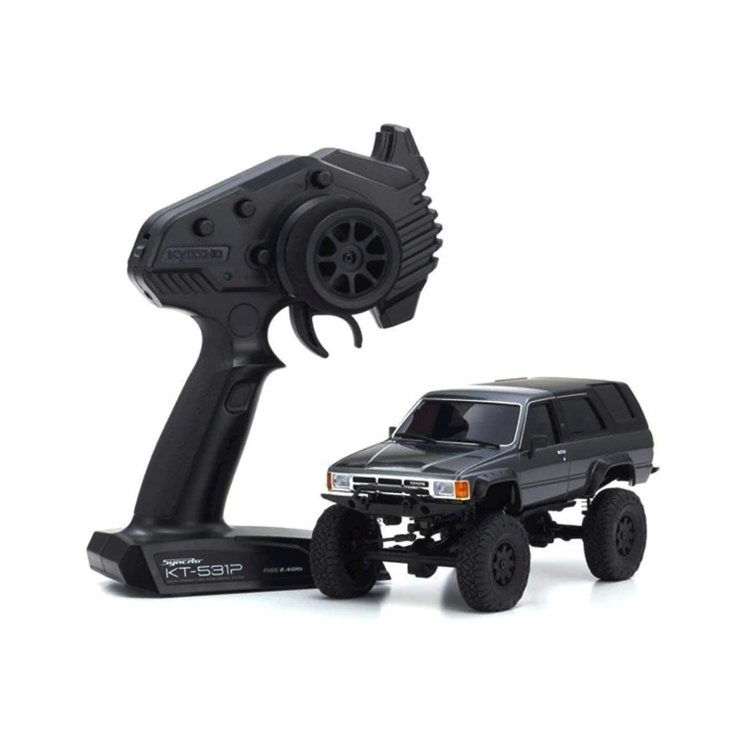 Kyosho MX-01 Mini-Z 4X4 Readyset W/4-Runner Body (Grey) & 2.4GHz Radio System #32522GM 3 Kyosho MX-01 Mini-Z 4X4 Readyset W/4-Runner Body (Grey) & 2.4GHz Radio System #32522GM