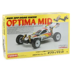 Kyosho Optima Mid 1/10 4wd Off-Road Buggy Kit #30622 -RC Model Shop kyosho kyosho optima mid 1 10 4wd off road buggy k 3