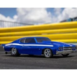 Losi 1/16 1970 Chevelle 2WD RTR Mini No Prep Drag Car (Blue) W/2.4GHz Radio, Battery & Charger #LOS01023T1 -RC Model Shop losi losi 1 16 1970 chevelle 2wd rtr mini no prep 10