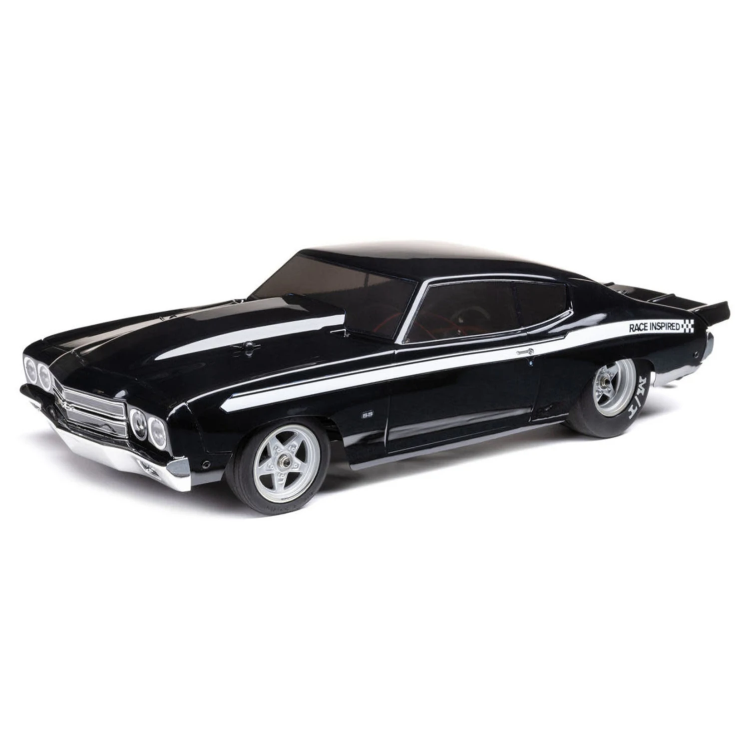 Losi 1/16 1970 Chevelle 2WD RTR Mini No Prep Drag Car (Black) W/2.4GHz Radio, Battery & Charger #LOS01023T2 3 Losi 1/16 1970 Chevelle 2WD RTR Mini No Prep Drag Car (Black) W/2.4GHz Radio, Battery & Charger #LOS01023T2