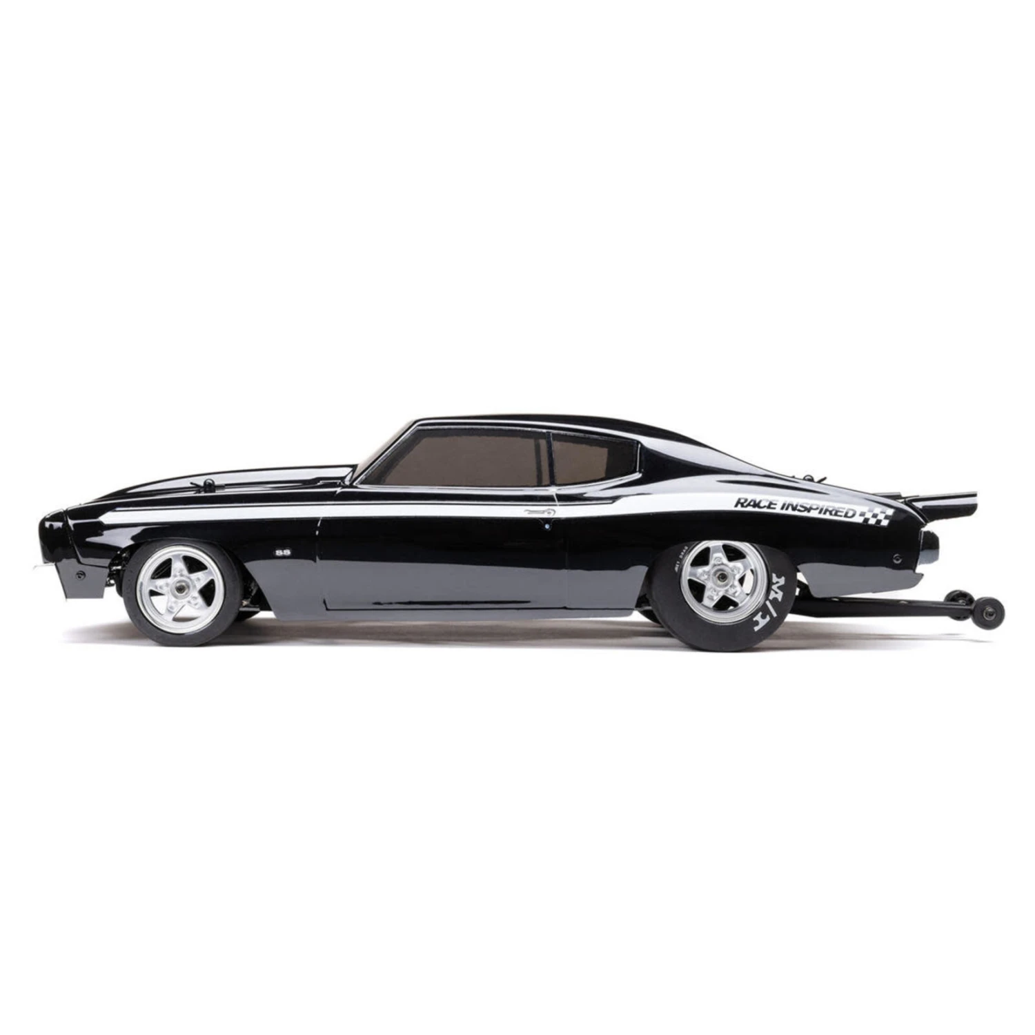 Losi 1/16 1970 Chevelle 2WD RTR Mini No Prep Drag Car (Black) W/2.4GHz Radio, Battery & Charger #LOS01023T2 8 Losi 1/16 1970 Chevelle 2WD RTR Mini No Prep Drag Car (Black) W/2.4GHz Radio, Battery & Charger #LOS01023T2 - Image 6