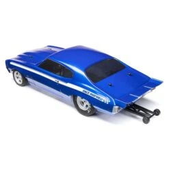 Losi 1/16 1970 Chevelle 2WD RTR Mini No Prep Drag Car (Blue) W/2.4GHz Radio, Battery & Charger #LOS01023T1 -RC Model Shop losi losi 1 16 1970 chevelle 2wd rtr mini no prep 2