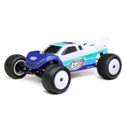 Losi Mini-T 2.0 1/18 RTR 2WD Brushless Stadium Truck (Blue) W/2.4GHz Radio, Battery & Charger #LOS01019T2
