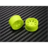 PN Racing Mini-Z AWD Machine Cut BBS Rear Wheel R0 Yellow #488YR0 -RC Model Shop pn racing pn racing mini z awd machine cut bbs rea 1