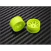 PN Racing Mini-Z AWD Machine Cut BBS Rear Wheel R1 Yellow #488YR1 -RC Model Shop pn racing pn racing mini z awd machine cut bbs rea