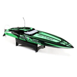 Pro Boat Impulse 32" Deep-V RTR Brushless Boat (Black/Green) W/2.4GHz Radio & SMART #PRB08037T1 -RC Model Shop pro boat pro boat impulse 32 deep v rtr brushless 10
