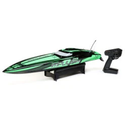 Pro Boat Impulse 32" Deep-V RTR Brushless Boat (Black/Green) W/2.4GHz Radio & SMART #PRB08037T1 -RC Model Shop pro boat pro boat impulse 32 deep v rtr brushless 11