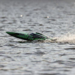 Pro Boat Impulse 32" Deep-V RTR Brushless Boat (Black/Green) W/2.4GHz Radio & SMART #PRB08037T1 -RC Model Shop pro boat pro boat impulse 32 deep v rtr brushless 2