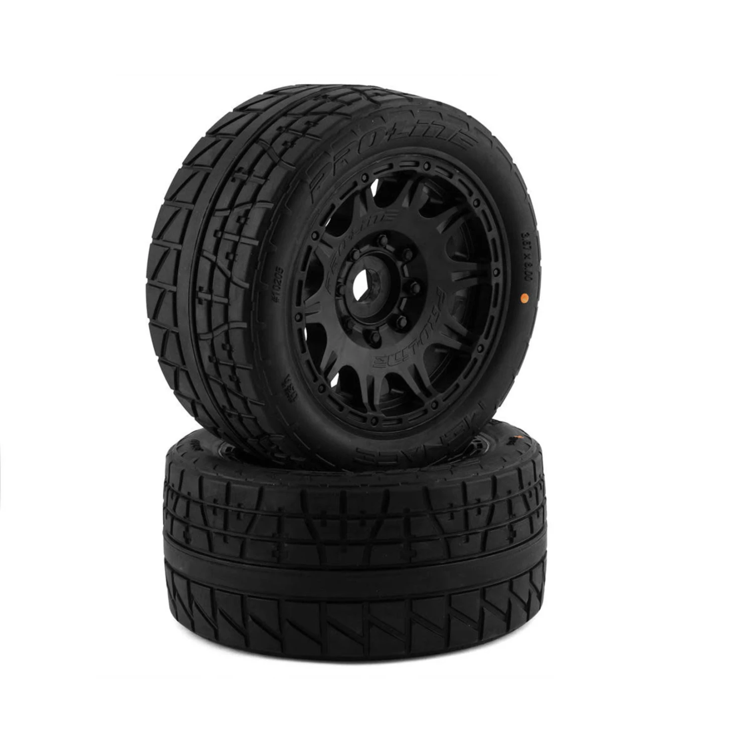 Pro-Line 1/6 Menace HP Belted Pre-Mounted 8S Monster Truck Tire (Black) (2) (G8) W/24mm Hex #10205-10 3 Pro-Line 1/6 Menace HP Belted Pre-Mounted 8S Monster Truck Tire (Black) (2) (G8) W/24mm Hex #10205-10