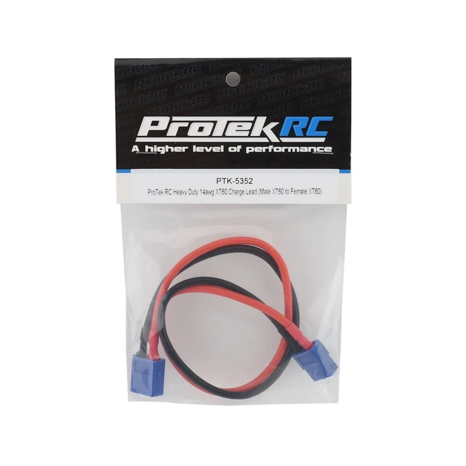ProTek RC Heavy Duty 14awg XT60 Charge Lead (Male XT60 To Female XT60) #PTK-5352 4 ProTek RC Heavy Duty 14awg XT60 Charge Lead (Male XT60 To Female XT60) #PTK-5352 - Image 2