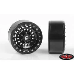 RC4WD Fuel Zephyr 1.9" Beadlock Wheels (Black) (4) #Z-W0294 -RC Model Shop rc4wd rc4wd fuel zephyr 19 beadlock wheels black 4 3