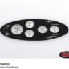 RC4WD Instrument Panel 1/8 Black #Z-S0921 -RC Model Shop rc4wd rc4wd instrument panel 1 8 black z s0921