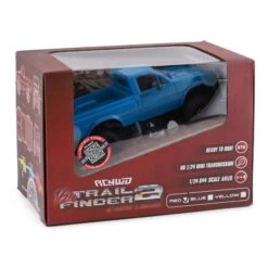 RC4WD Trail Finder 2 1/24 RTR Mini Crawler Truck W/Mojave II Hard Body (Blue) #Z-RTR0052 -RC Model Shop rc4wd rc4wd trail finder 2 1 24 rtr mini crawler t 6