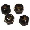 Samix SCX24 Brass Hex Adapter (4) (4mm) #SCX24-4063-4 -RC Model Shop samix samix scx24 brass hex adapter 4 4mm scx24 40