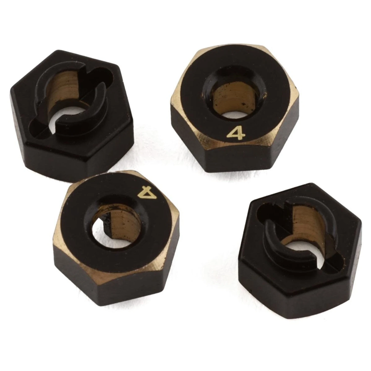Samix SCX24 Brass Hex Adapter (4) (4mm) #SCX24-4063-4 3 Samix SCX24 Brass Hex Adapter (4) (4mm) #SCX24-4063-4