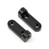 Schumacher Aluminum Servo Mount Set (Black) (2) @U4327