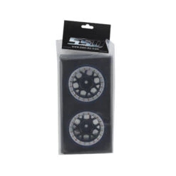 SSD RC 2.2” Boxer PL Beadlock Wheels (Black) (2) #SSD00567 -RC Model Shop ssd rc ssd rc 22 boxer pl beadlock wheels black 2 3