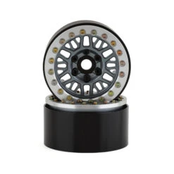 SSD RC Mesh 1.9" Beadlock Crawler Wheels (Grey) (2) #SSD00544