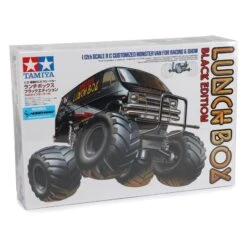 Tamiya Lunch Box "Black Edition" 2WD Electric Monster Truck Kit #58546-60A -RC Model Shop tamiya tamiya lunch box black edition 2wd electric 8