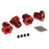 Traxxas 17mm Splined Wheel Hub Hex (Red) (4) #8654R -RC Model Shop traxxas traxxas 17mm splined wheel hub hex red 4 8