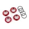 Traxxas GT-Maxx Aluminum Spring Retainer (Red) (4) #8968R -RC Model Shop traxxas traxxas gt maxx aluminum spring retainer r