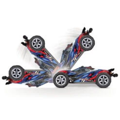 Traxxas Rustler 4X4 VXL Brushless RTR 1/10 4WD Stadium Truck (Blue) #67076-4-BLUE -RC Model Shop traxxas traxxas rustler 4x4 vxl brushless rtr 1 10 5
