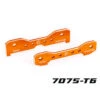 Traxxas Sledge Aluminum Rear Tie Bars (Orange-Anodized) #9630T -RC Model Shop traxxas traxxas sledge aluminum rear tie bars oran