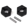 Traxxas Steel 12mm Hex Wheel Hubs W/2.5x14mm Axle Pins (2) #4954R -RC Model Shop traxxas traxxas steel 12mm hex wheel hubs w 25x14m