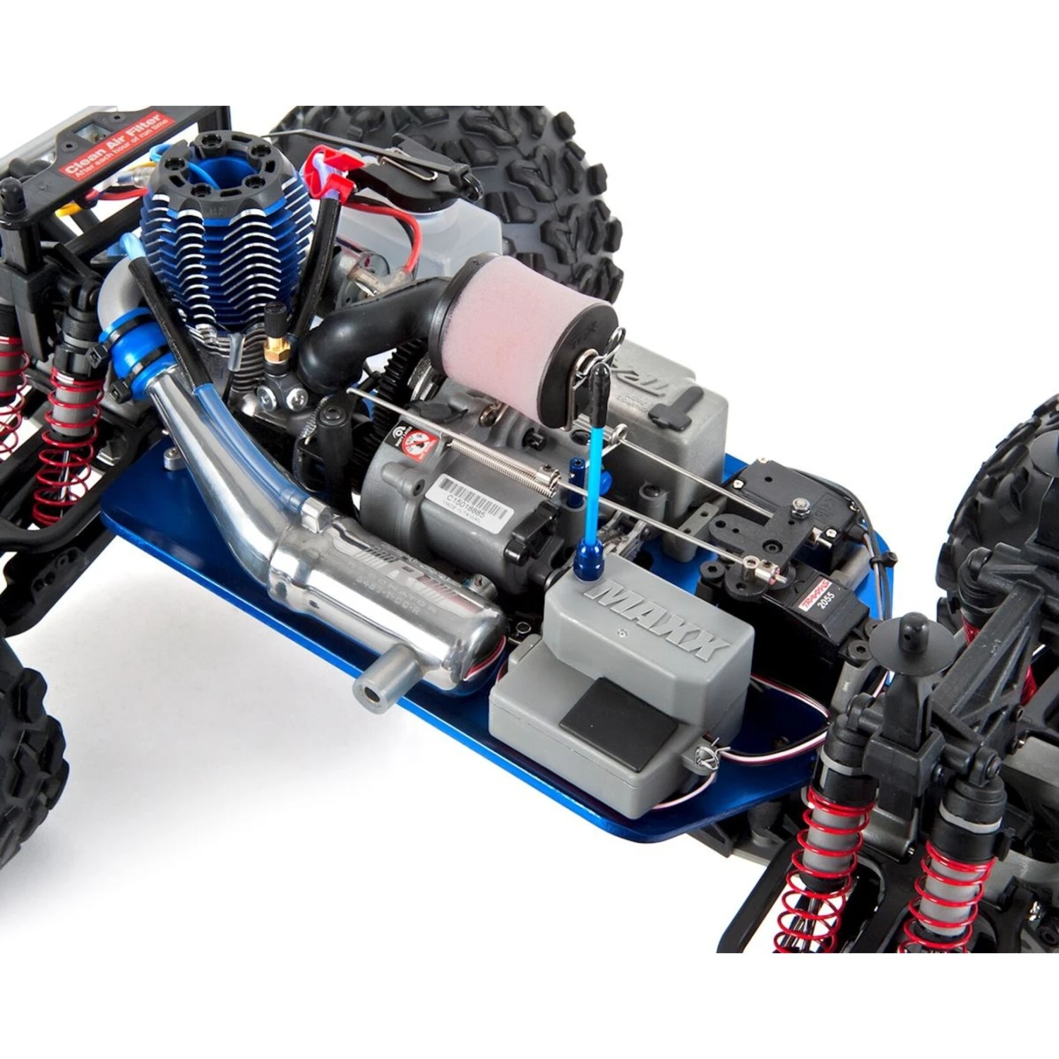 Traxxas T-Maxx 3.3 4WD RTR Nitro Monster Truck (Blue) W/TQi, TSM, Telemetry, Battery & DC Charger #49077-3-BLUE 7 Traxxas T-Maxx 3.3 4WD RTR Nitro Monster Truck (Blue) W/TQi, TSM, Telemetry, Battery & DC Charger #49077-3-BLUE - Image 5