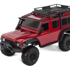 Traxxas TRX-4 1/10 Scale Trail Rock Crawler W/Land Rover Defender Body (Red) W/XL-5 ESC & TQi 2.4GHz Radio #82056-4-RED