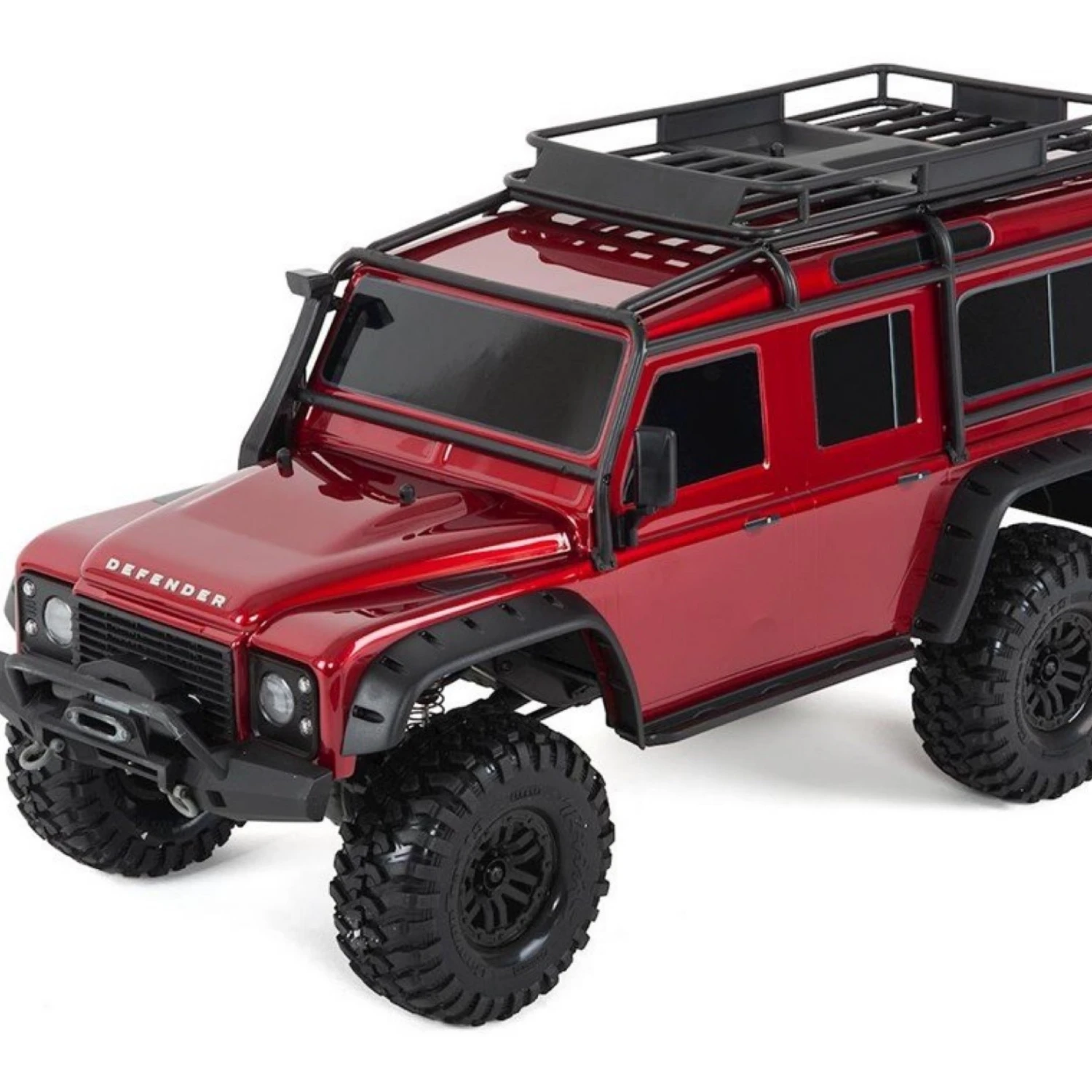 Traxxas TRX-4 1/10 Scale Trail Rock Crawler W/Land Rover Defender Body (Red) W/XL-5 ESC & TQi 2.4GHz Radio #82056-4-RED 3 Traxxas TRX-4 1/10 Scale Trail Rock Crawler W/Land Rover Defender Body (Red) W/XL-5 ESC & TQi 2.4GHz Radio #82056-4-RED