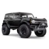 Traxxas TRX-4 1/10 Trail Crawler Truck W/2021 Ford Bronco Body (Shadow Black) & TQi 2.4GHz Radio 92076-4-BLK -RC Model Shop traxxas traxxas trx 4 1 10 trail crawler truck w 2