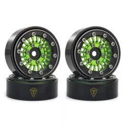 TREAL Type-C 1.0" Beadlock Wheels For Axial SCX24 (Green) #X003938535