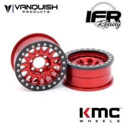 Vanquish Products KMC 1.9" KM445 Impact Crawler Wheels (Red) #VPS07801