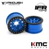 Vanquish Products KMC KM236 Tank 1.9" Beadlock Crawler Wheels (Blue) (2) #VPS07784 -RC Model Shop vanquish products vanquish products kmc km236 tank